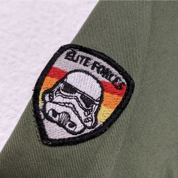 STAR WARS Stormtrooper Darth Vader Patches Military Shirt S - Picture 4 of 11